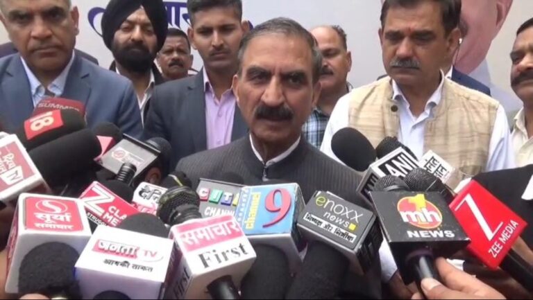CM Sukhu asks Centre to release Rs 1,500 crore flood relief package