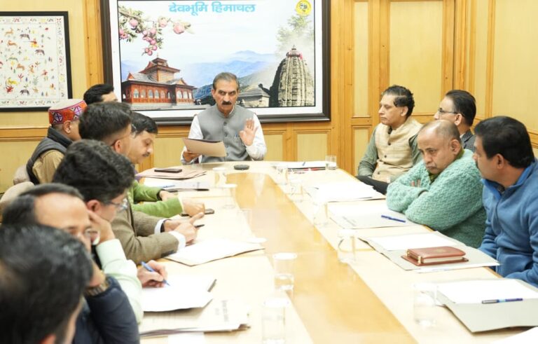 CM Sukhu reviews disaster damage, orders evacuation of stranded pilgrims