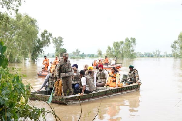CM Mann tours flood-hit Ferozepur, urges Centre to raise compensation