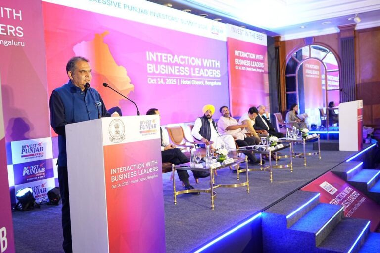 Punjab showcases investment potential in Bengaluru, invites top industry leaders to invest