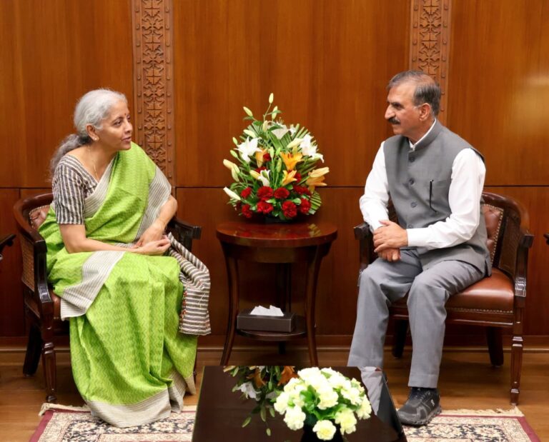 CM Sukhu seeks enhanced financial aid from Centre for disaster-hit Himachal