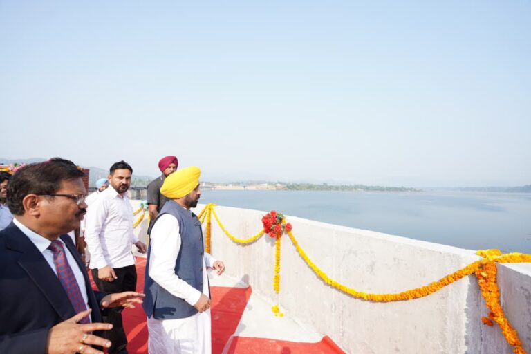 Parkash Purab:CM Mann dedicates Shahpur Kandi Dam project to people