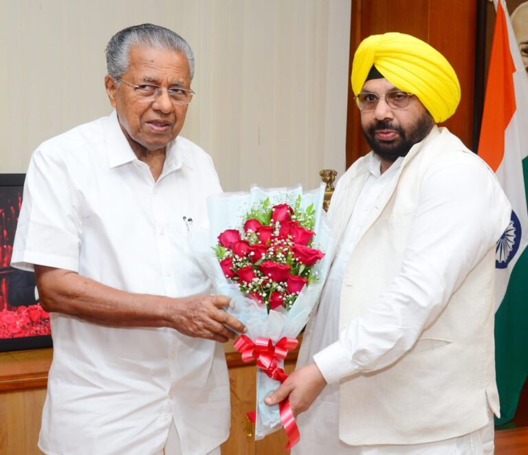 Guru Tegh Bahadur martyrdom anniversary: Minister Harbhajan Singh invites Kerala CM