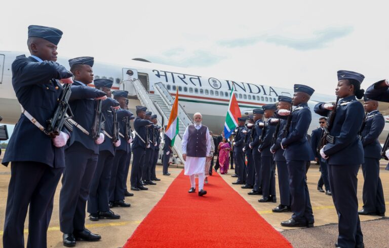 PM Modi in Johannesburg for G20 Summit