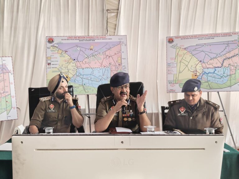 Over 3,400 police personnel deployed for Shaheedi Sabha at Fatehgarh Sahib