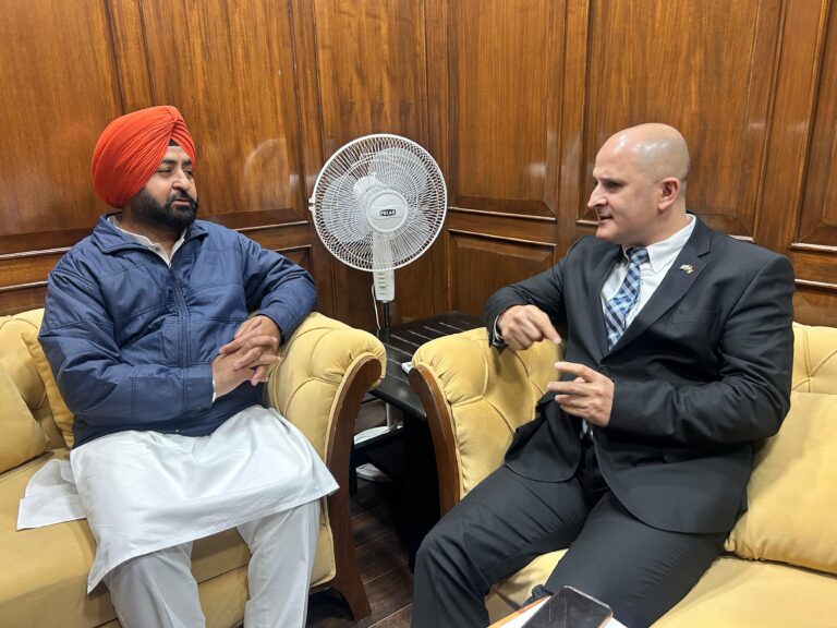 Mundian meets Israeli diplomat to discuss water conservation, waste water recycling technologies