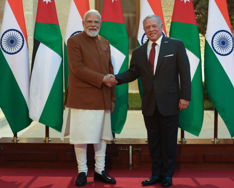 India, Jordan expand partnership with agreements on energy, water and culture
