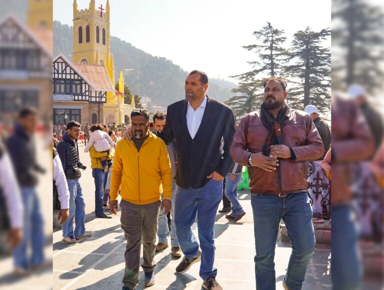 Great Khali alleges land record fraud by tehsildar in Himachal