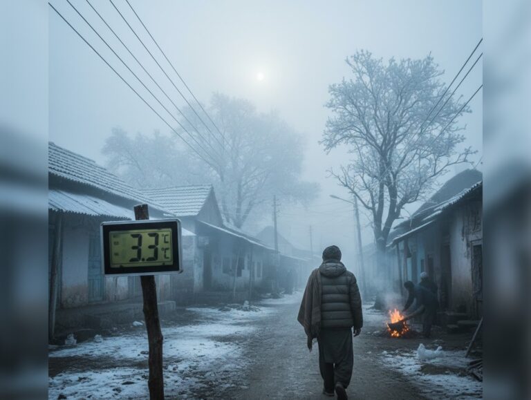 Cold weather conditions prevail in parts of Punjab, Haryana; Hoshiarpur coldest at 3.3 deg C