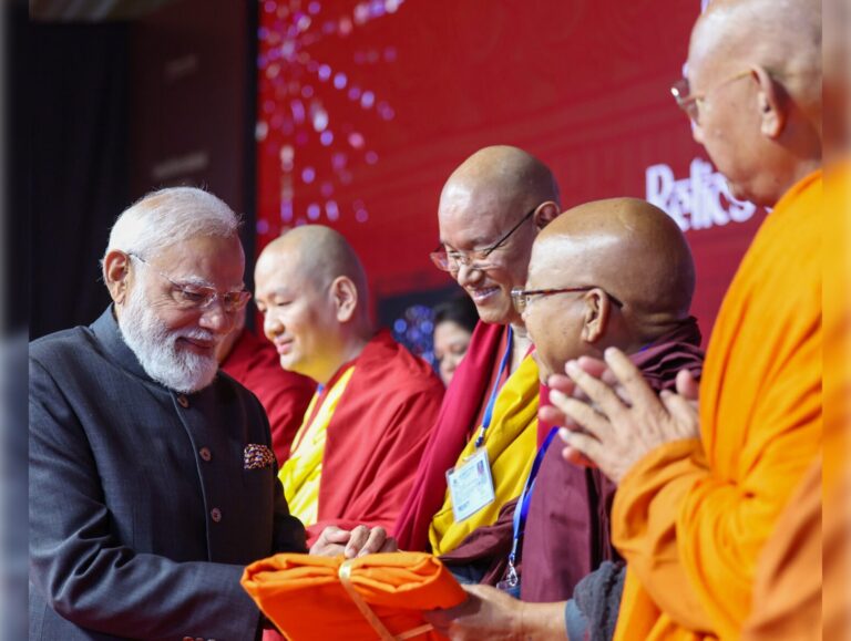 Buddha’s wisdom, path belong to all humanity: PM Modi