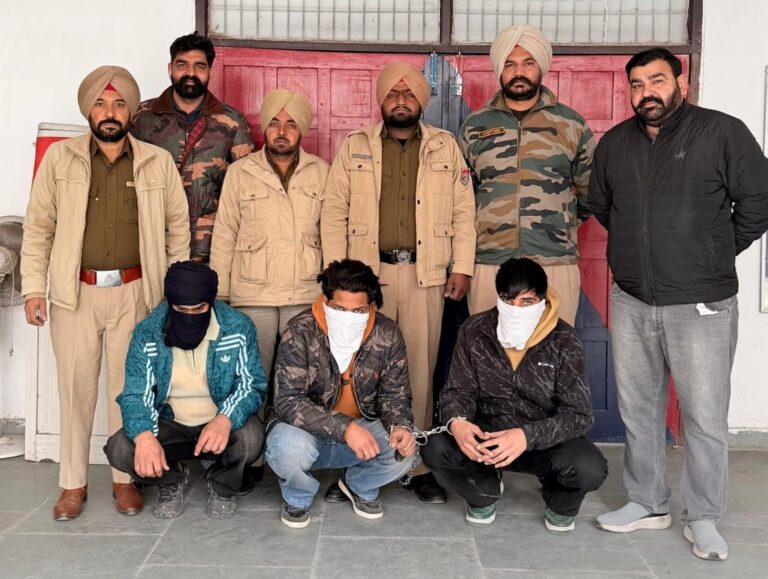 Punjab Police foil targeted killing, arrest three linked to Arsh Dalla gang