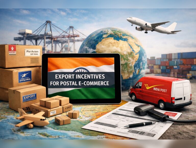 Export incentives extended to postal e-commerce shipments
