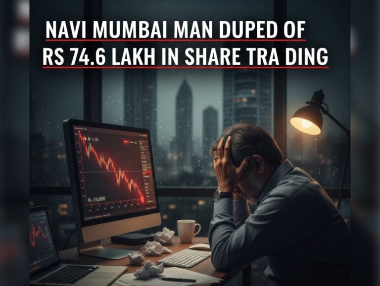 Navi Mumbai man duped of Rs 74.6 lakh in share trading fraud