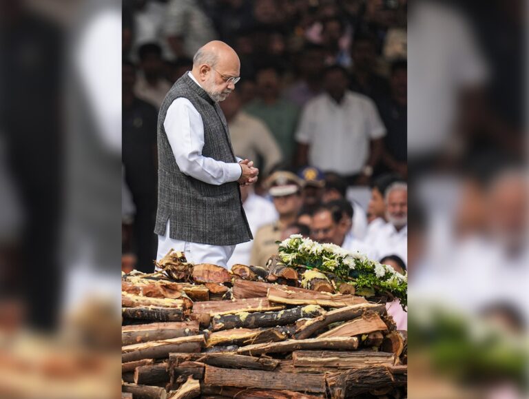 Baramati mourns as Ajit Pawar cremated with full state honours; Amit Shah, Nabin attend funeral