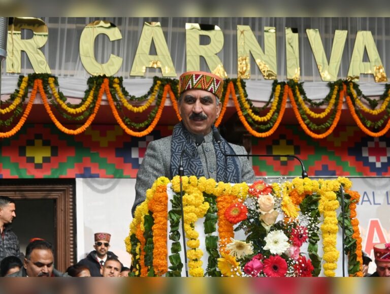 Himachal CM launches projects worth Rs 63.56 crore for Manali