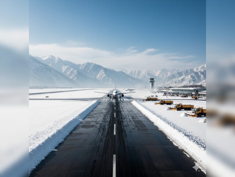 Flights to and from Srinagar airport cancelled due to snowfall