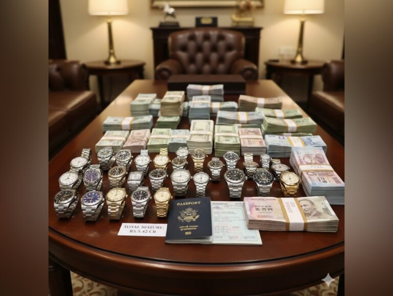 Luxury watches, foreign currency worth Rs 5.42 cr seized from US passport-holder