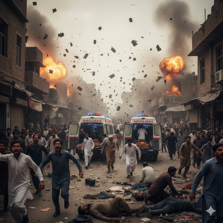 12 killed, several injured in suicide attack in Pakistan
