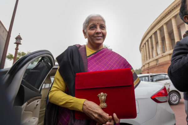 Finance Minister Nirmala Sitharaman presents Union Budget 2026-27 in New Delhi