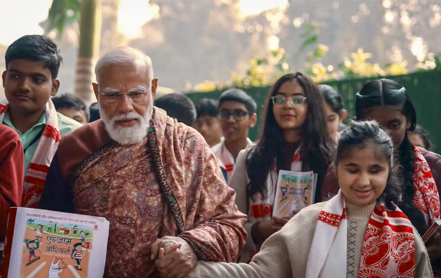 PM Modi interacts with students in Delhi