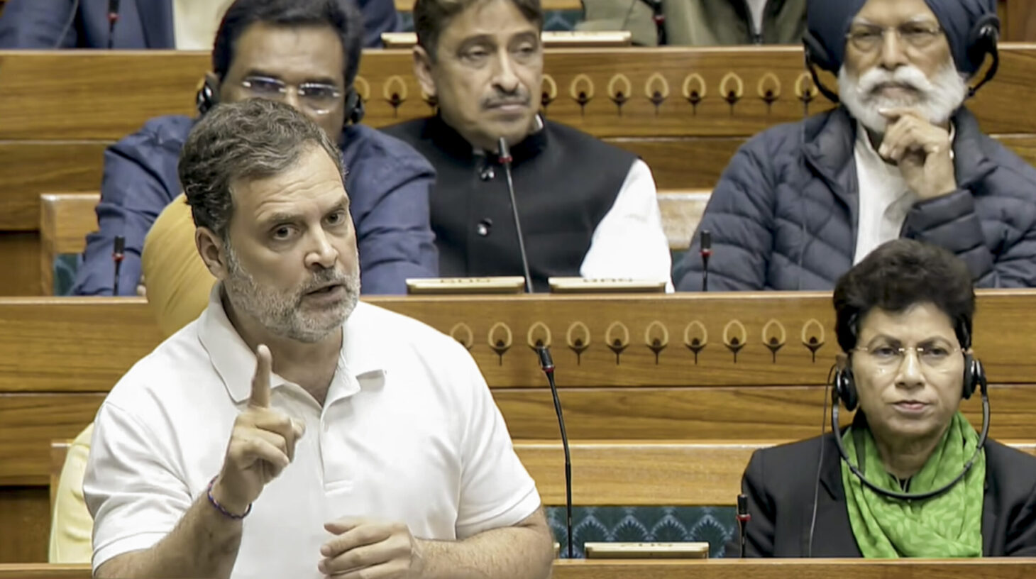 Rahul Gandhi in Budget Session of Parliament