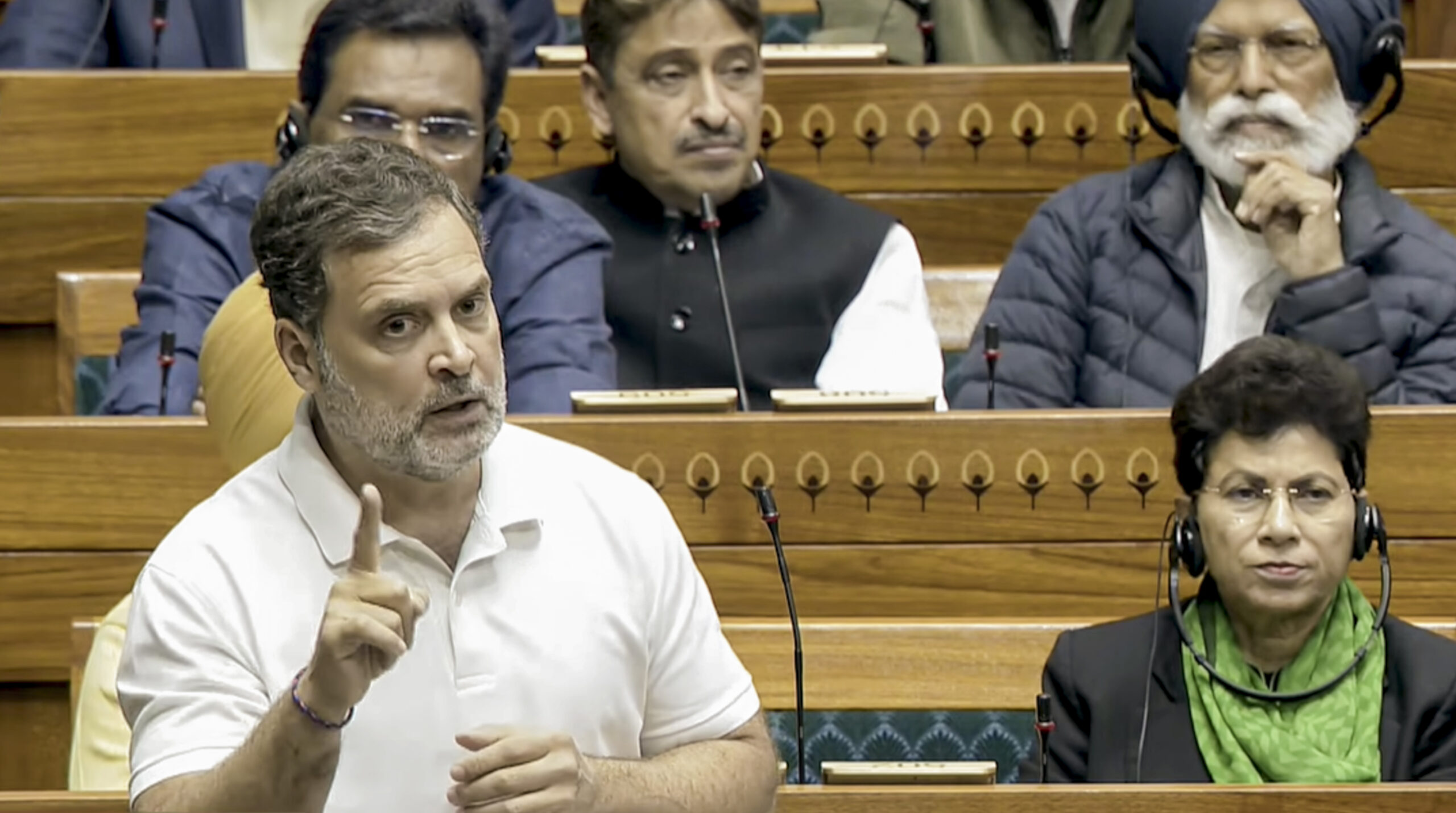 Rahul Gandhi in Budget Session of Parliament