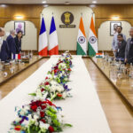 French President Macron in Mumbai