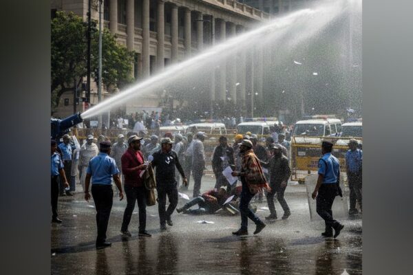 Punjab teachers protesting