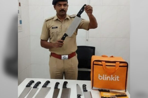 Case lodged against Blinkit for selling knives bigger than prescribed size