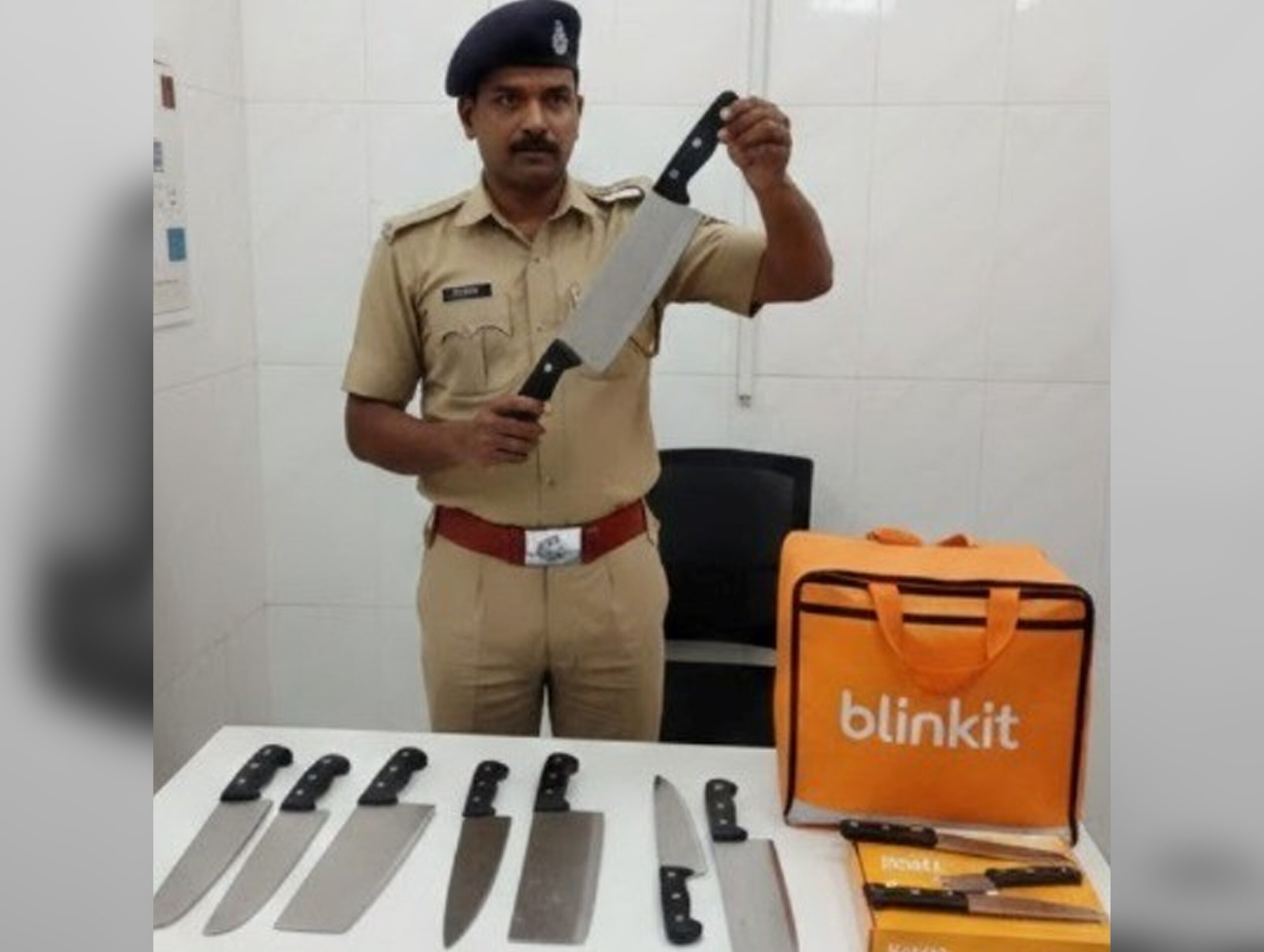 Case lodged against Blinkit for selling knives bigger than prescribed size