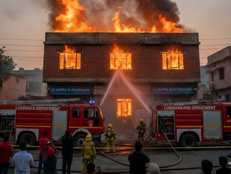 Man killed in house fire in Ludhiana