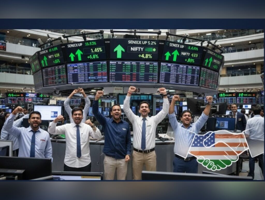 Sensex jumps over 5 pc