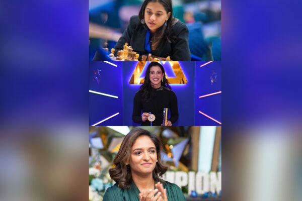 Harmanpreet, Smriti, Divya Deshmukh in New Delhi