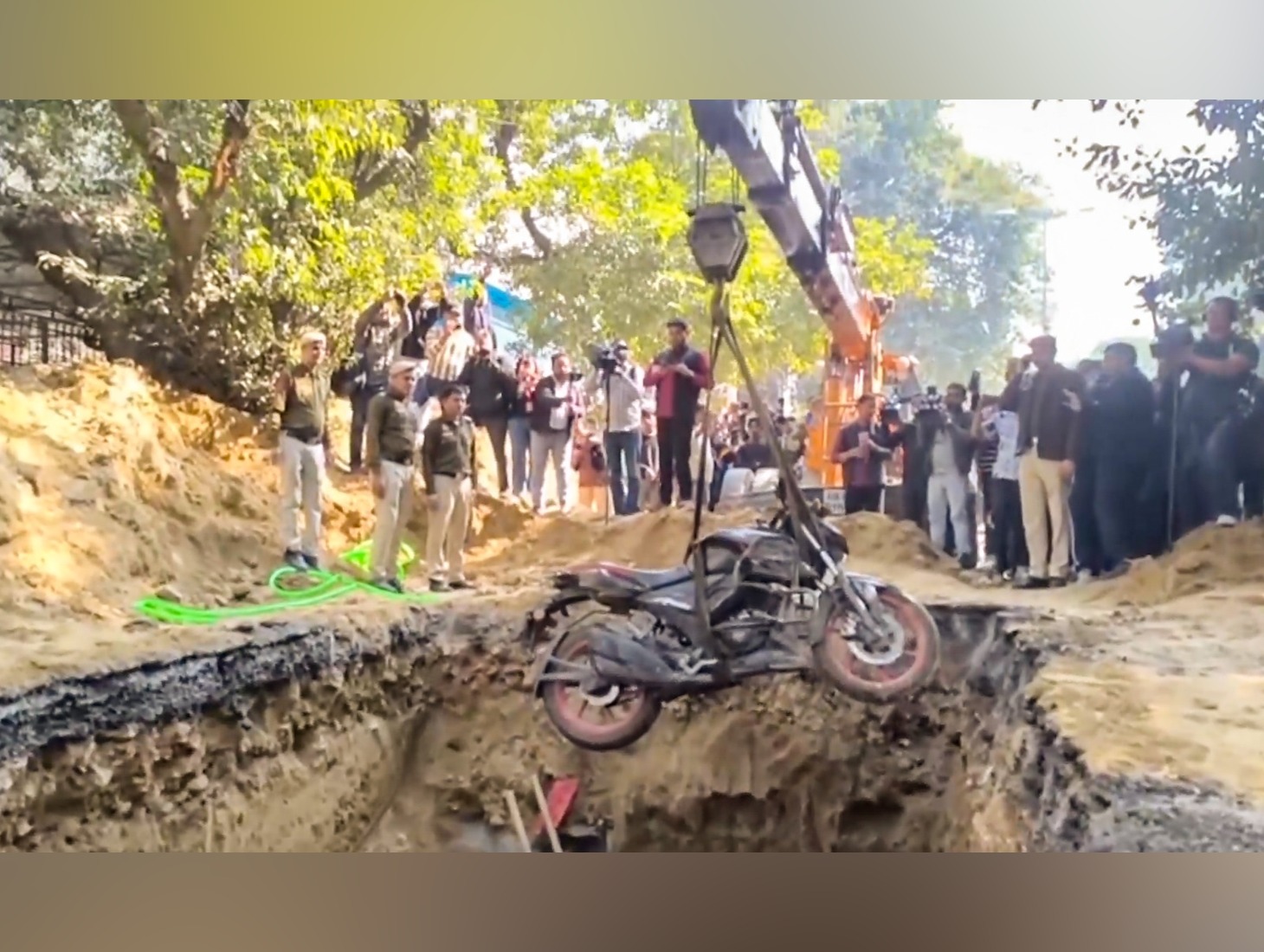 Motorcyclist dies after falling into 15-feet-deep pit dug by DJB in west Delhi
