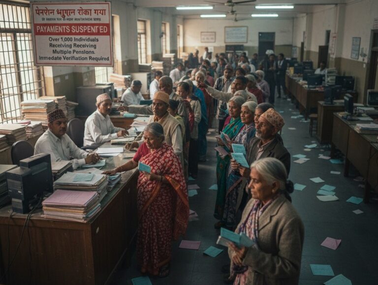 Over 1,000 Pensions Halted in Uttarakhand After Fraud Detection