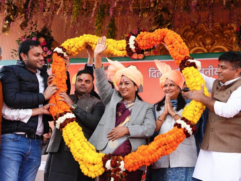 Delhi CM lays foundation stone for Ladakh-themed foot over bridge at Monastery Market