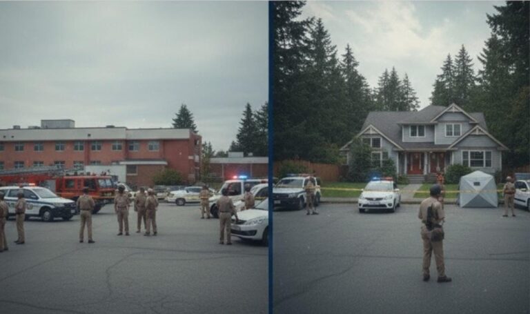 Shootings at school and home in northeastern British Columbia leave 10 dead, including shooter