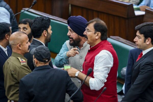 BJP legislators in Jk assembly