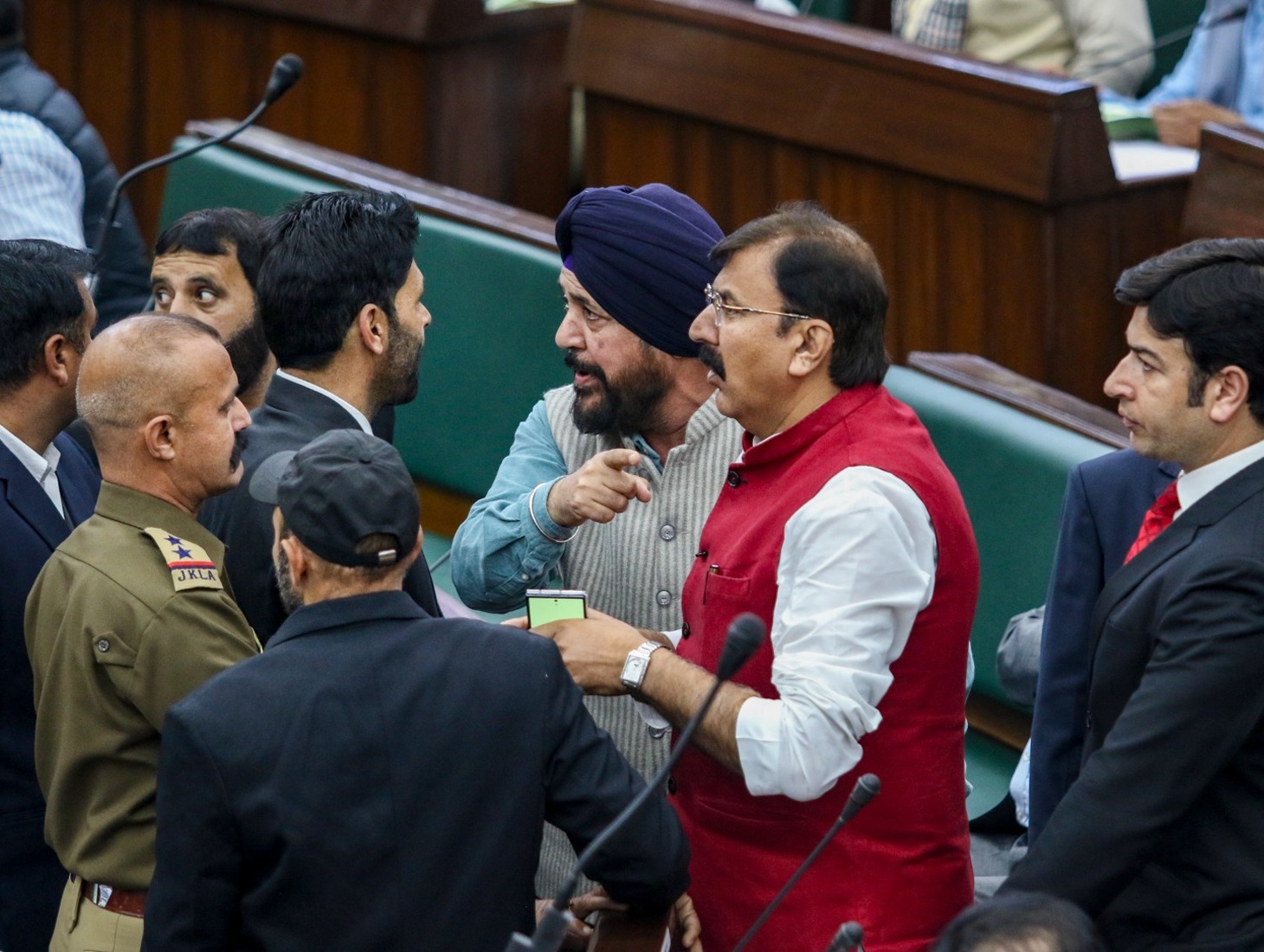 BJP legislators in Jk assembly