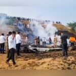 DGCA team visits Ajit Pawar plane crash site