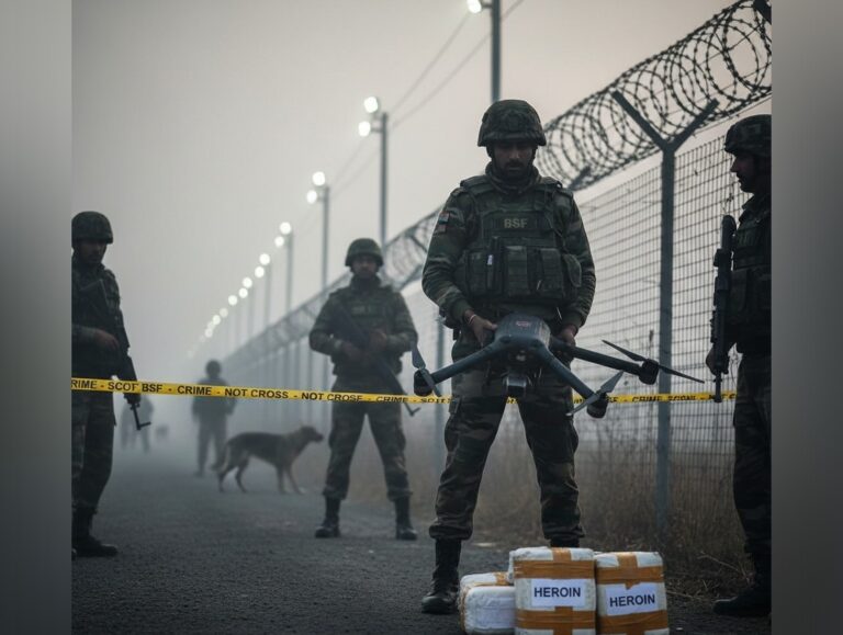 Drone smuggling bid foiled near International Border in Jammu