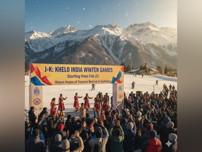 J-K: Khelo India Winter Games starting from Feb 23, raises hopes of tourism revival in Gulmarg