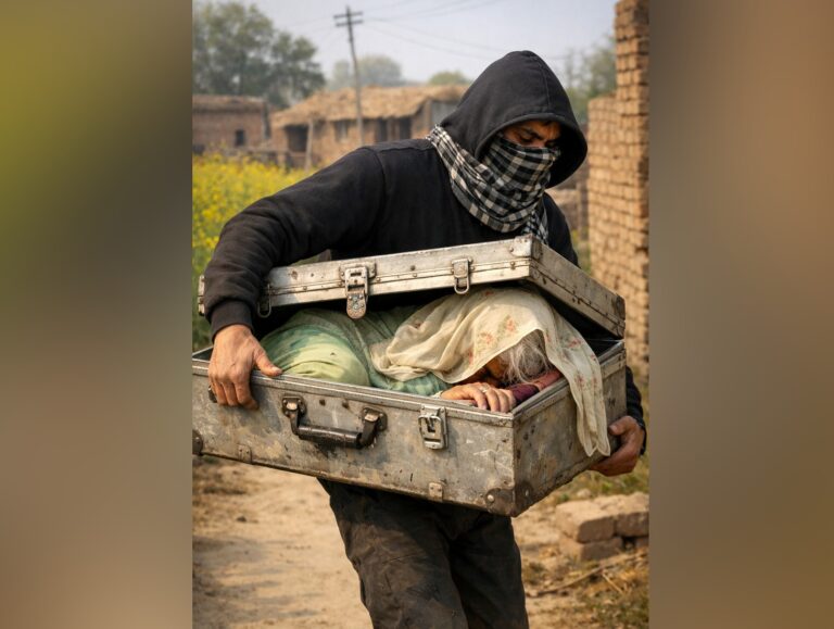Elderly woman killed, her body stuffed inside trunk by robber in Punjab; accused at large