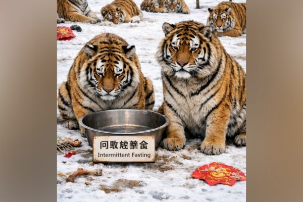 Siberian tigers in China