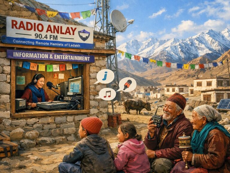 Radio Anlay connects remote hamlets in Ladakh with info, entertainment