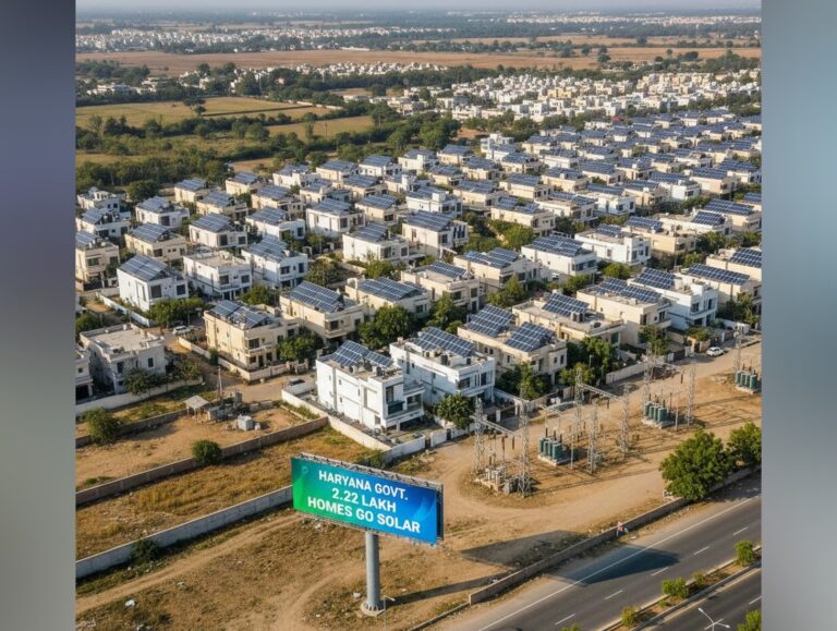 Haryana govt sets target to install rooftop solar systems on 2.22 lakh households