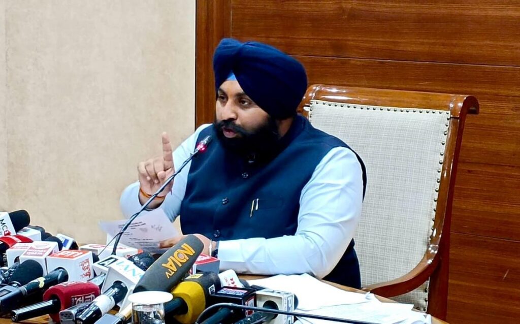 Harjot Singh Bains Announces ₹400 Crore Digitalisation Drive for Punjab Government Schools