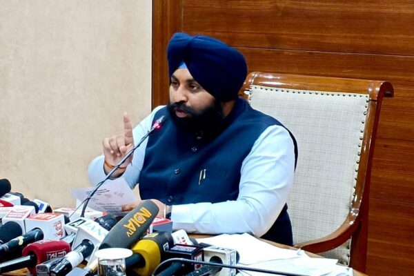 Harjot Singh Bains Announces ₹400 Crore Digitalisation Drive for Punjab Government Schools