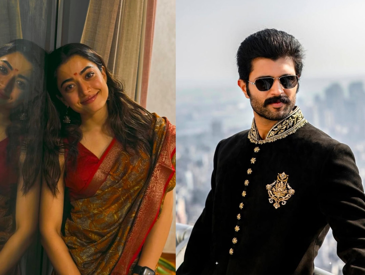 Vijay Deverakonda, Rashmika Mandanna share glimpses of Haldi