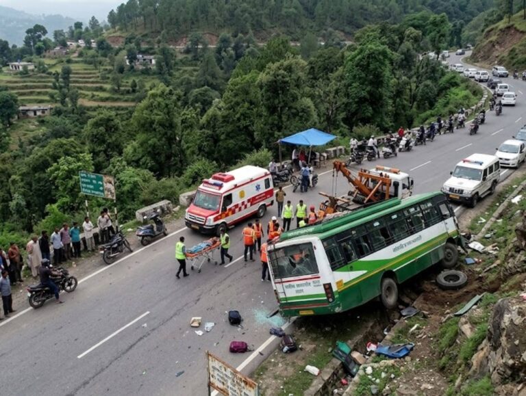 1 killed, 25 hurt as bus overturns in Una